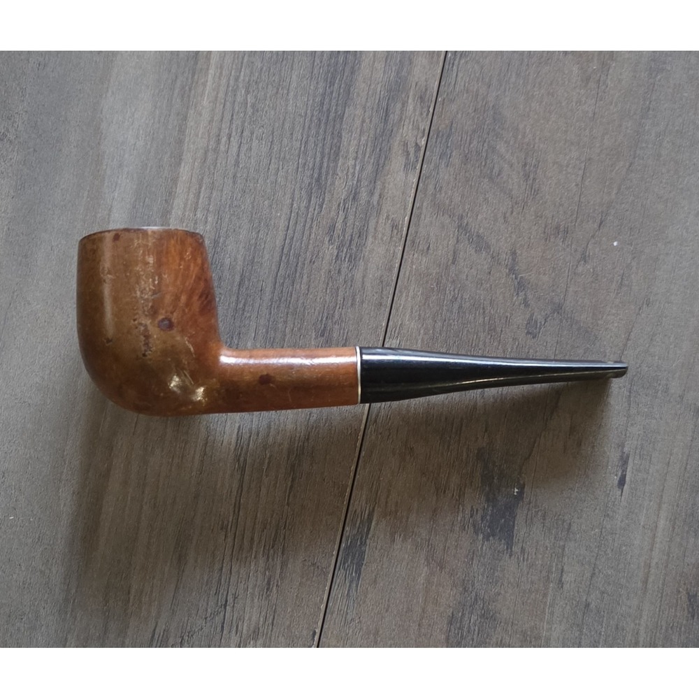 Medico Imported Briar F  Brown Vtg Tobacco Smoking Pipe Straight Billiard